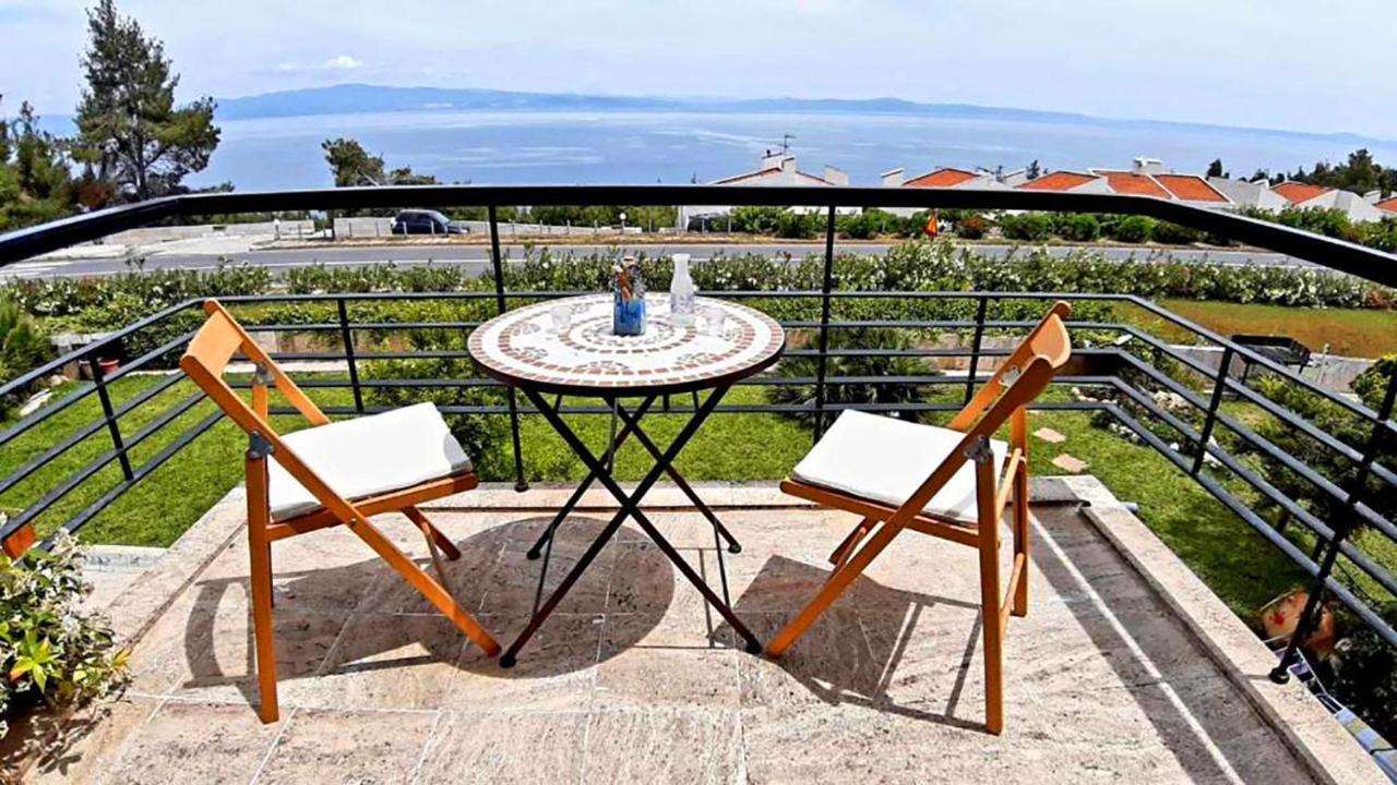 Olia Sea View Shared Pool Villa, Неа-Фокеа Экстерьер фото