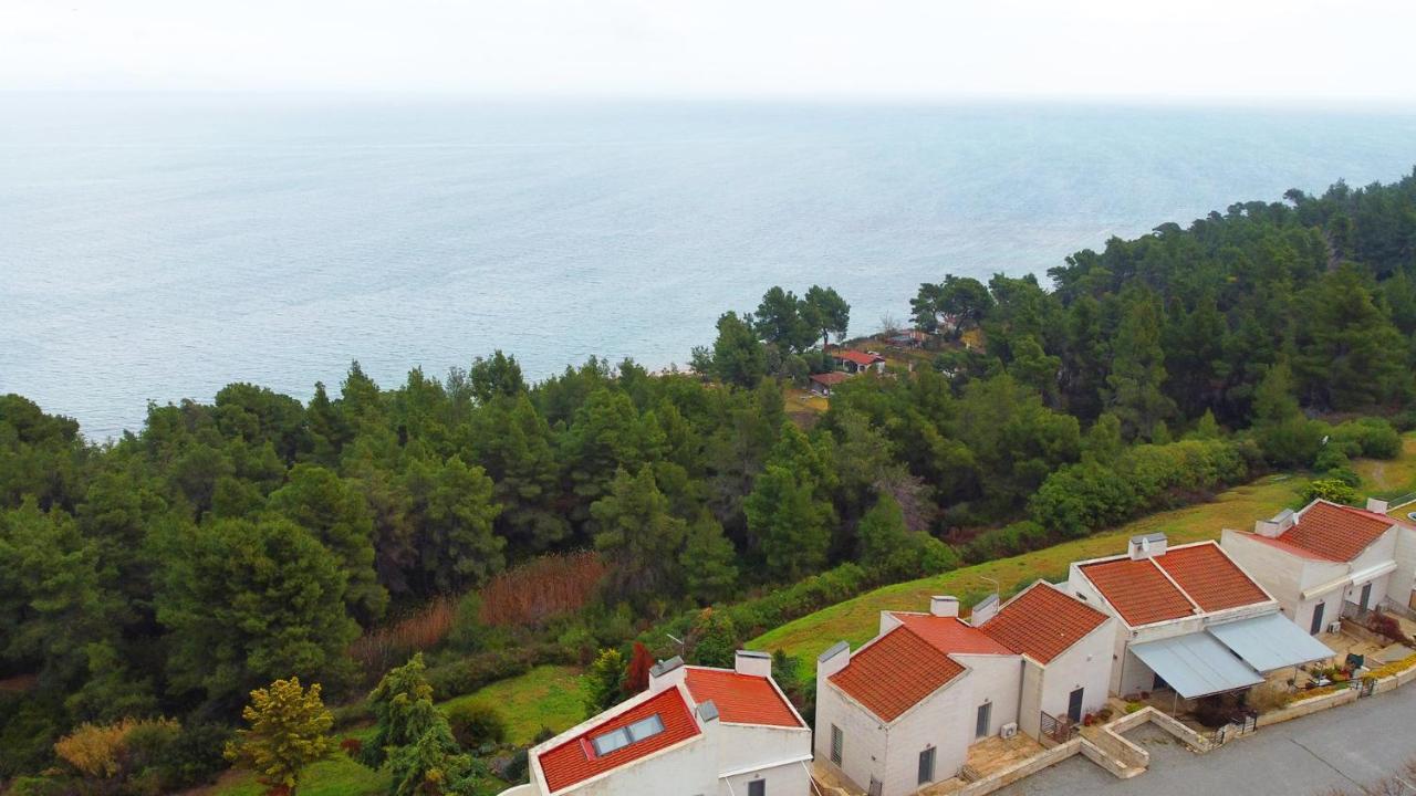 Olia Sea View Shared Pool Villa, Неа-Фокеа Экстерьер фото